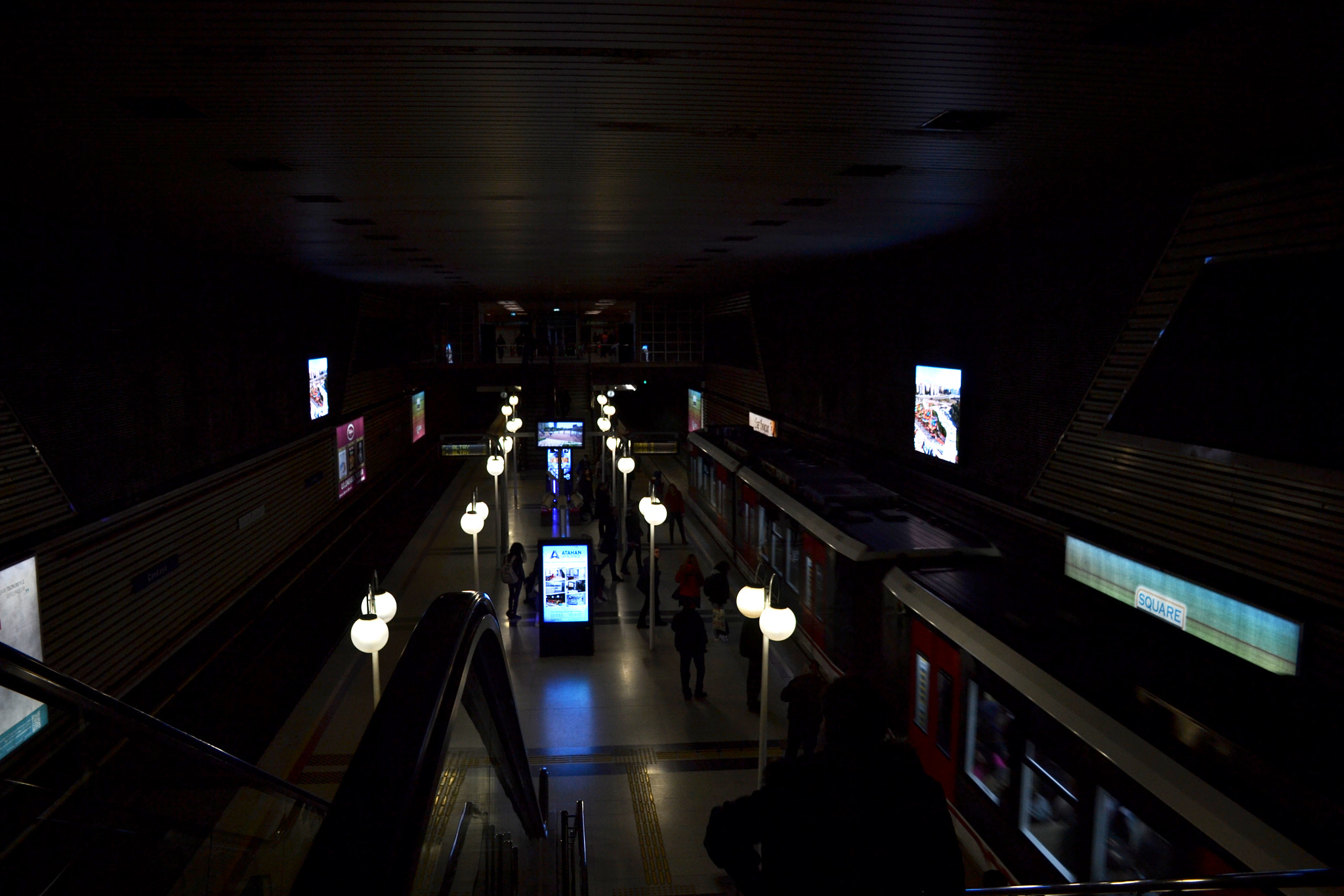 Nikon D3100 sample photo. Metro station photography