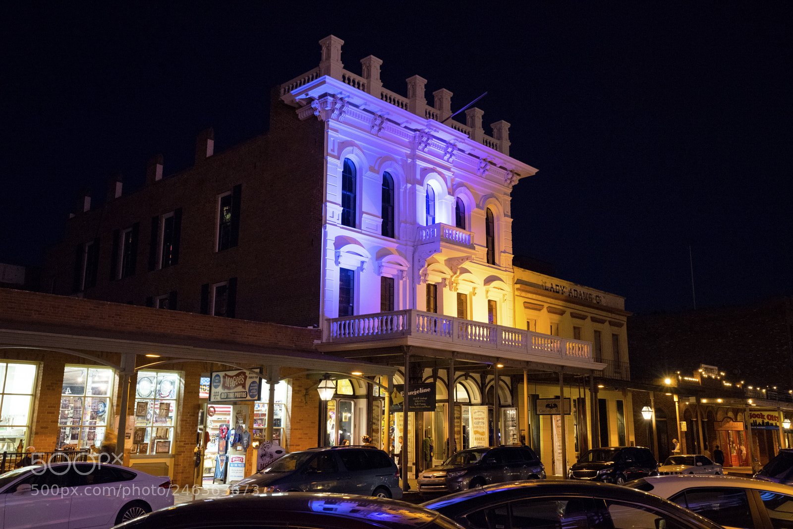 Sony a7 II sample photo. Sony 3690 night town photography