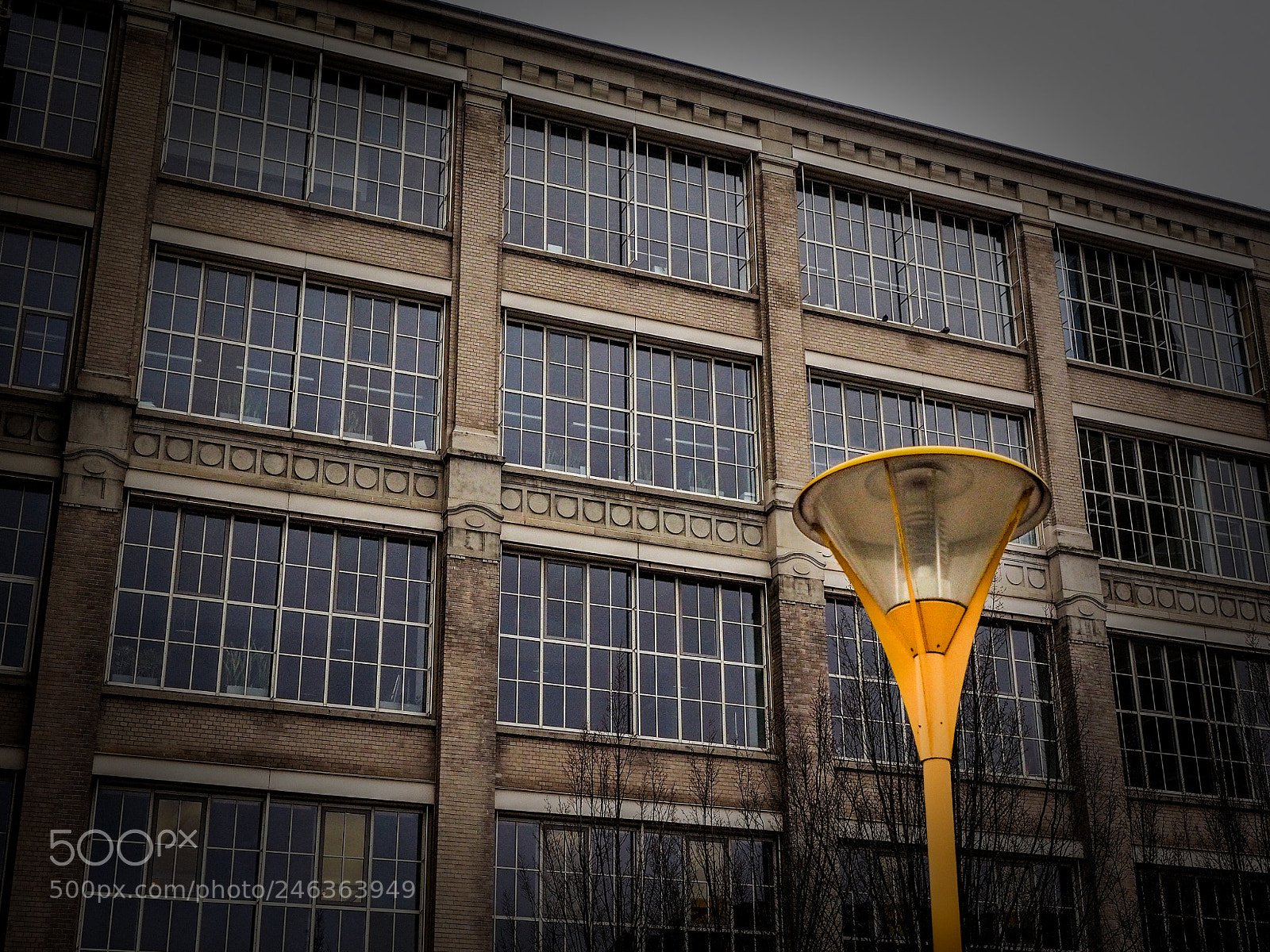Olympus OM-D E-M1 sample photo. Industriegebäude photography