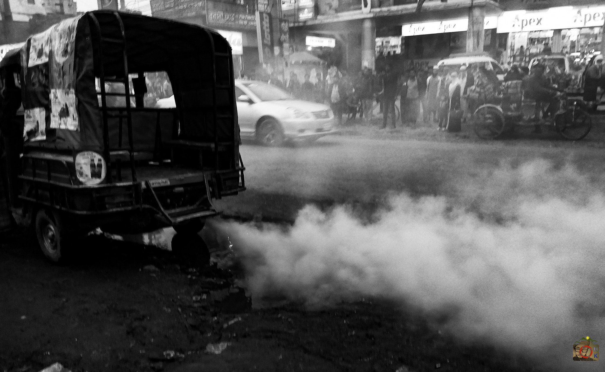 Symphony R100 sample photo. Air pollution photography