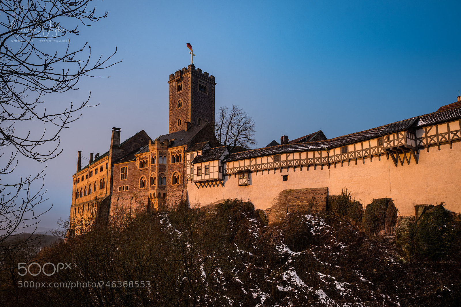 Leica SL (Typ 601) sample photo. Wartburg castle in sunrise photography