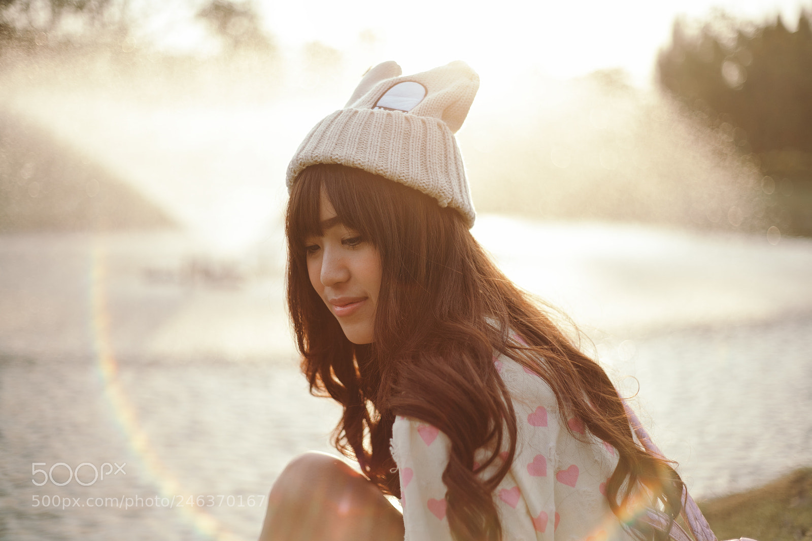Canon EOS 5D sample photo. Beauty girl in korean photography