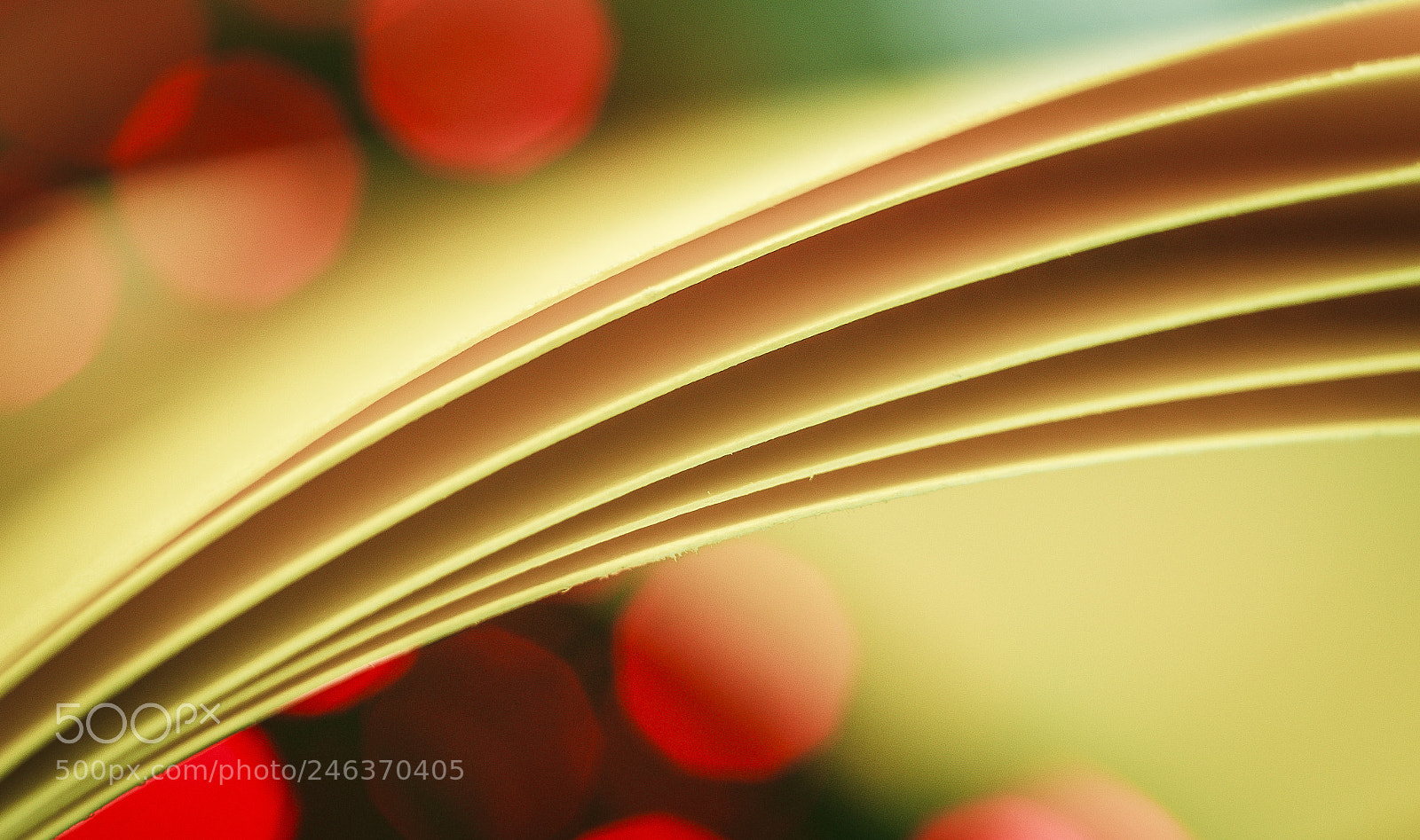 Canon EOS 7D sample photo. Abstract paper in bokeh photography