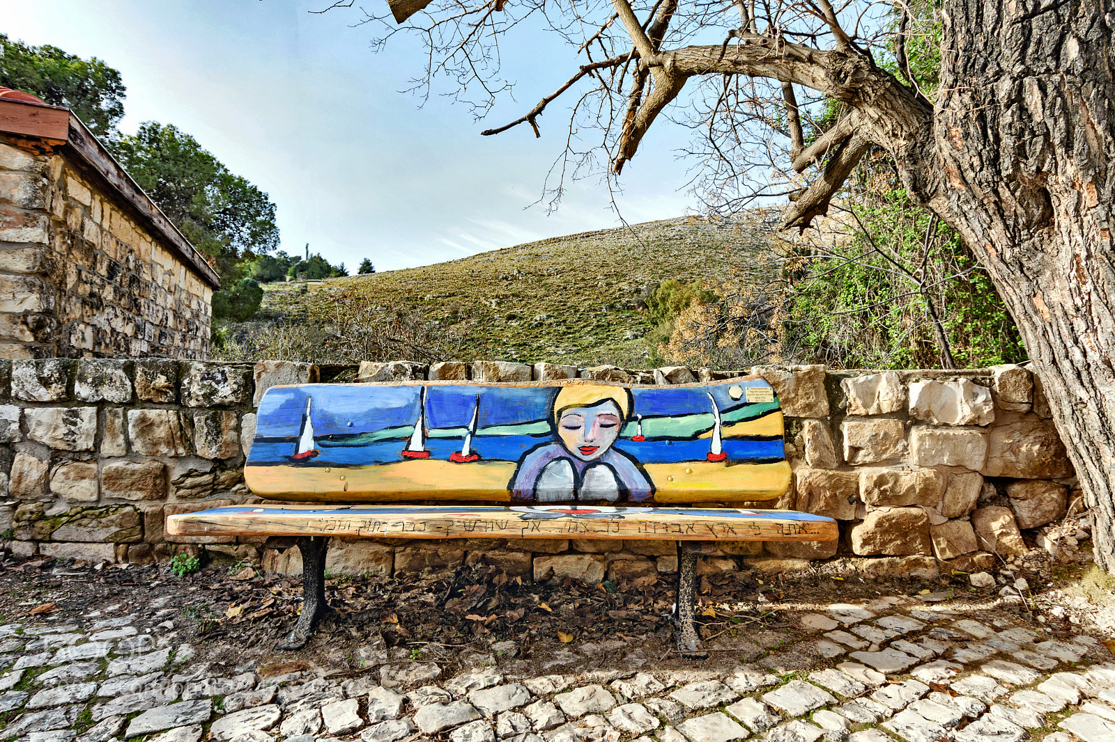 Nikon D7200 sample photo. Art bench in the photography