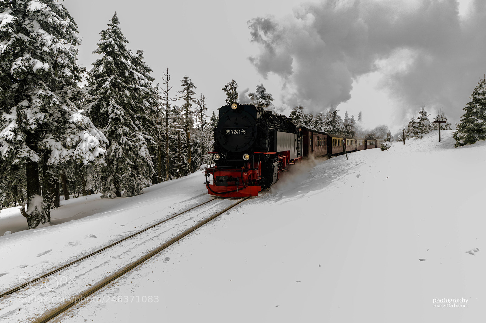 Sony a7 sample photo. Harzer brockenbahn photography
