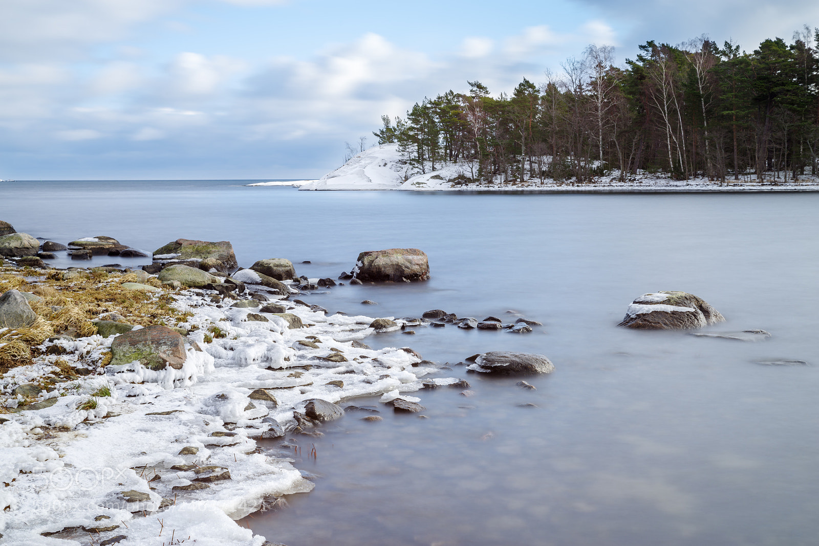 Pentax K-1 sample photo. Long exposure winter landscape photography