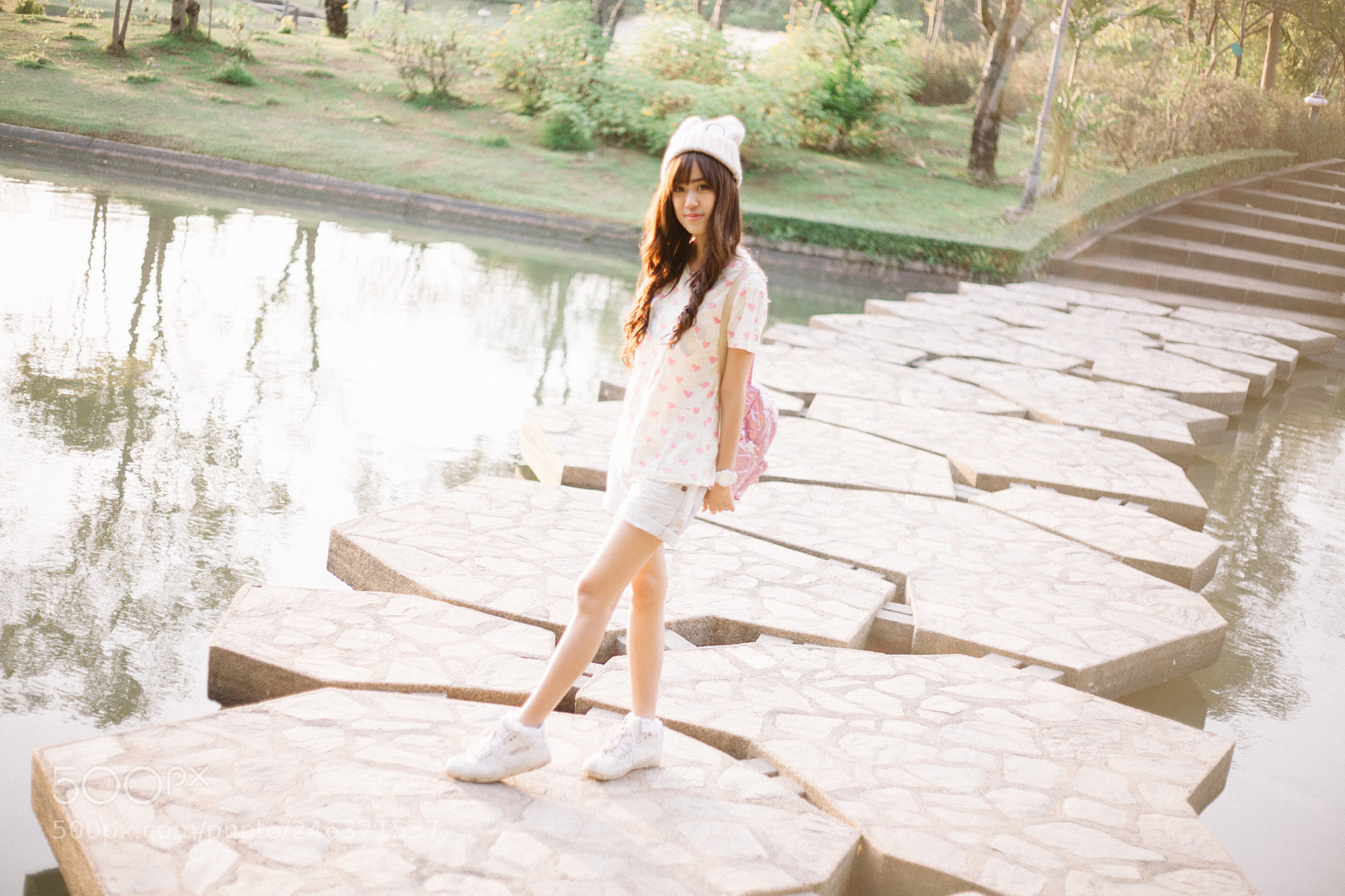 Canon EOS 5D sample photo. Beauty girl in korean photography