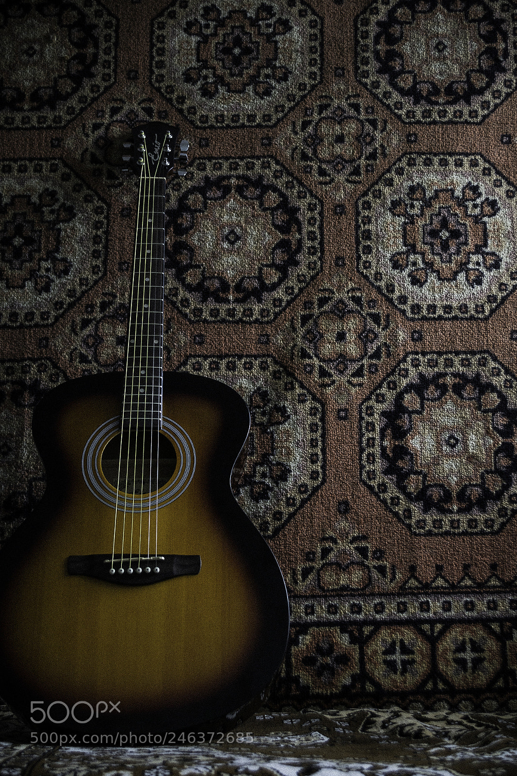 Nikon D3100 sample photo. Guitar photography
