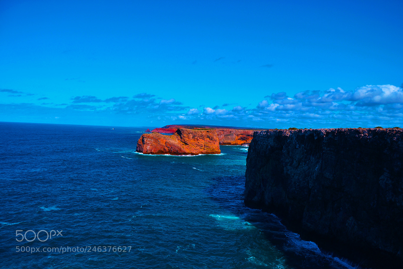 Nikon D3100 sample photo. Acantilado costa vicentina photography