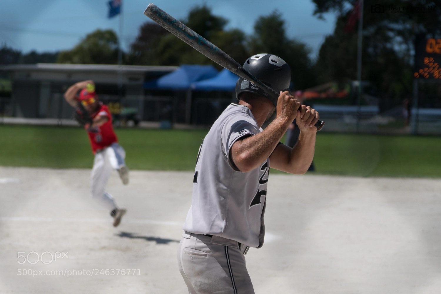 Sony a6500 sample photo. Local softball league photography