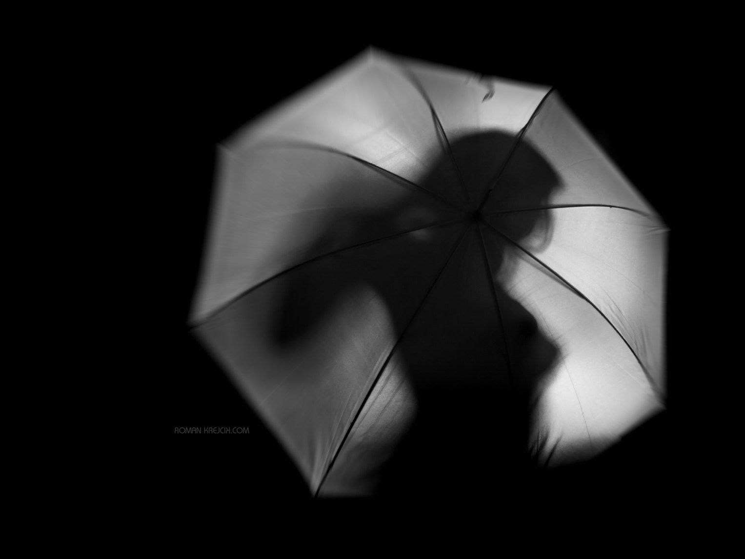 Canon EOS sample photo. Girl behind umbrella photography