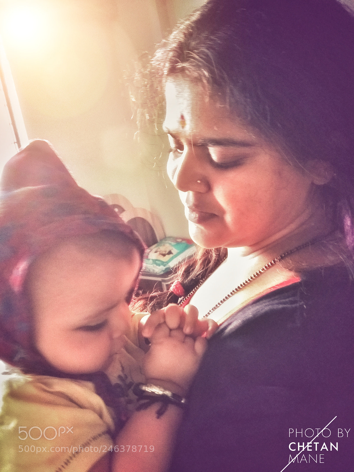 Xiaomi Redmi Note 5A sample photo. Mother's love photography