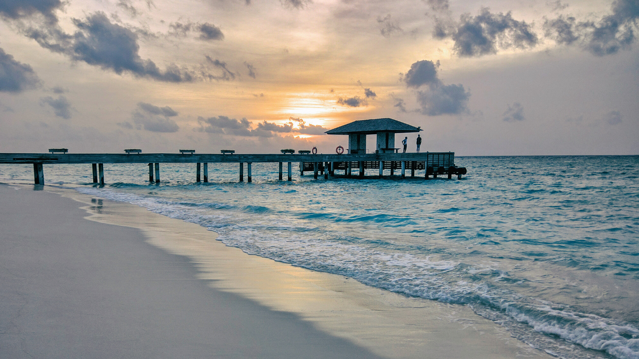 Motorola Nexus 6 sample photo. Sunset maldives photography