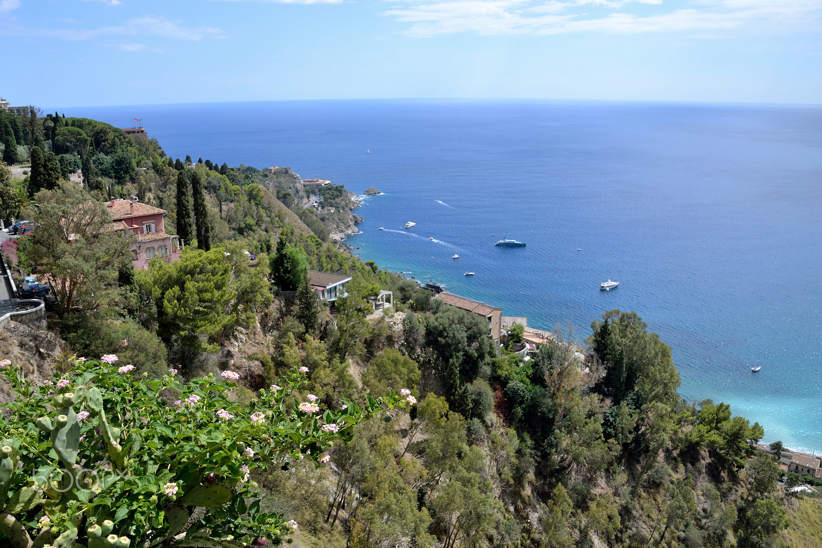 Nikon D3100 sample photo. La costa siciliana des de taormina photography