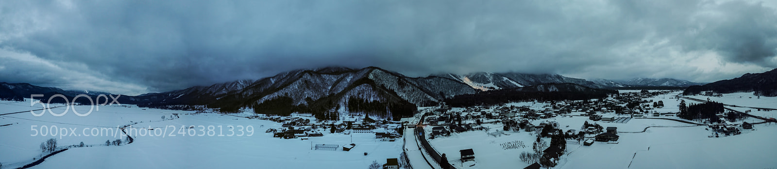 DJI FC220 sample photo. Hakuba goryu ( hakuba valley ) photography