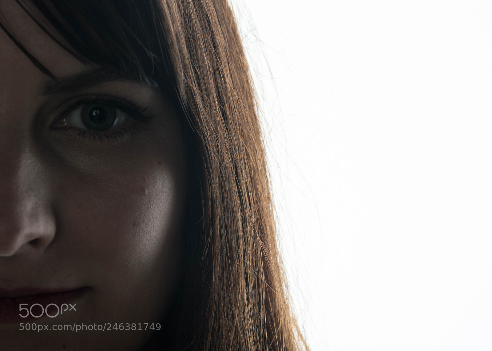 Nikon D3200 sample photo. The one eye girl photography