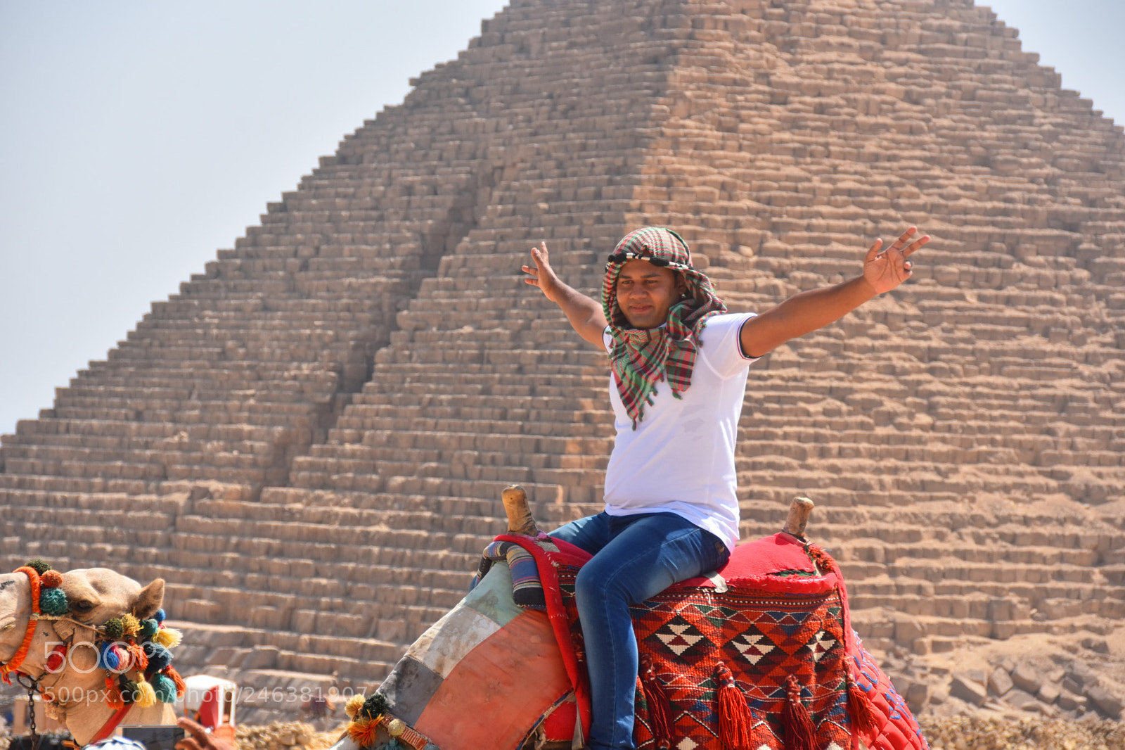 Nikon D7200 sample photo. Pyramid at cairo, egypt photography