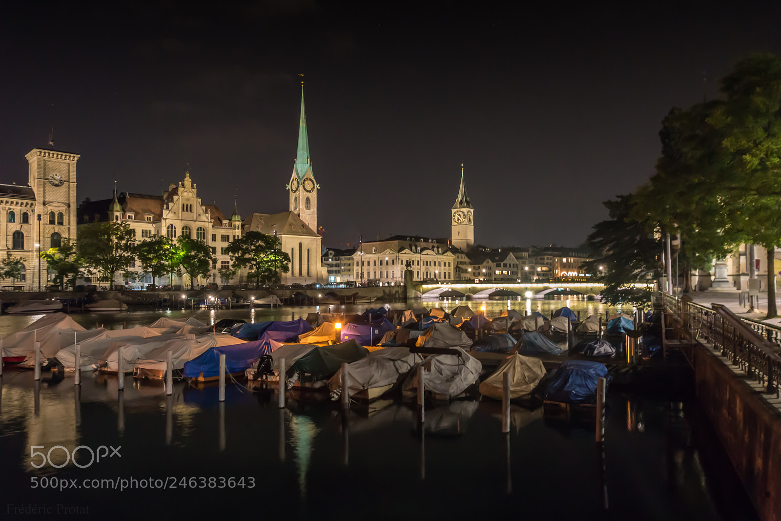 Sony SLT-A77 sample photo. Zurich by night photography