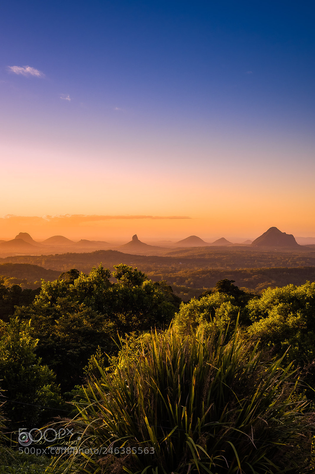 Sony a7 II sample photo. Glass house mountains queensland. photography