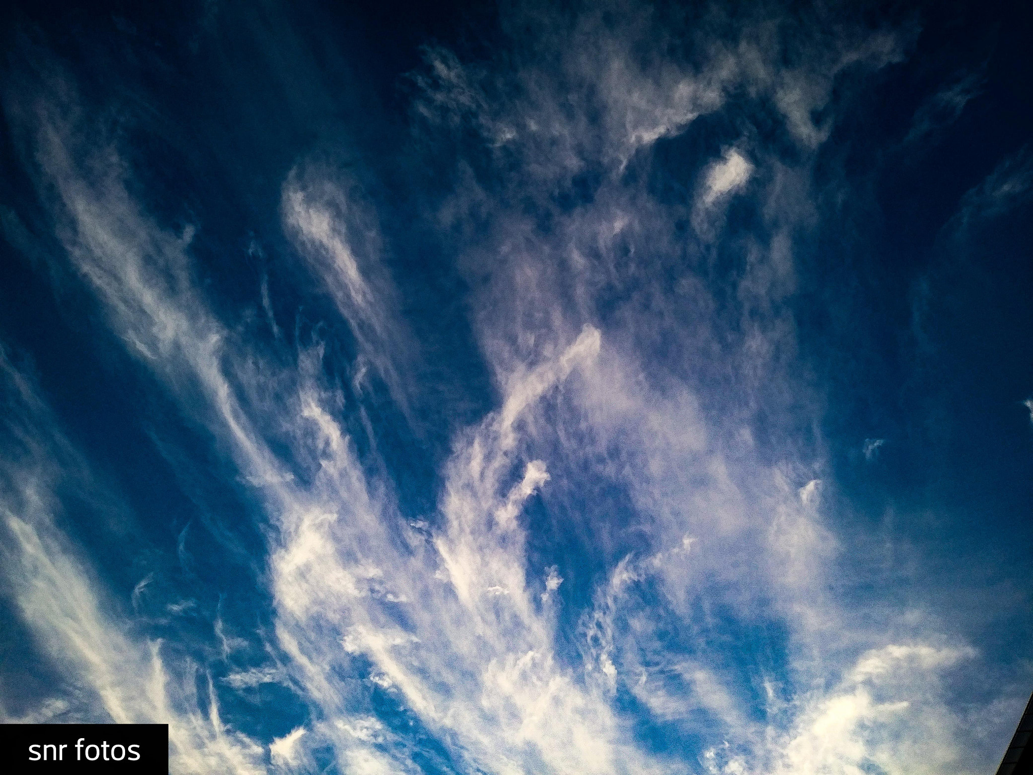 LG Q6 sample photo. Blue & white sky photography