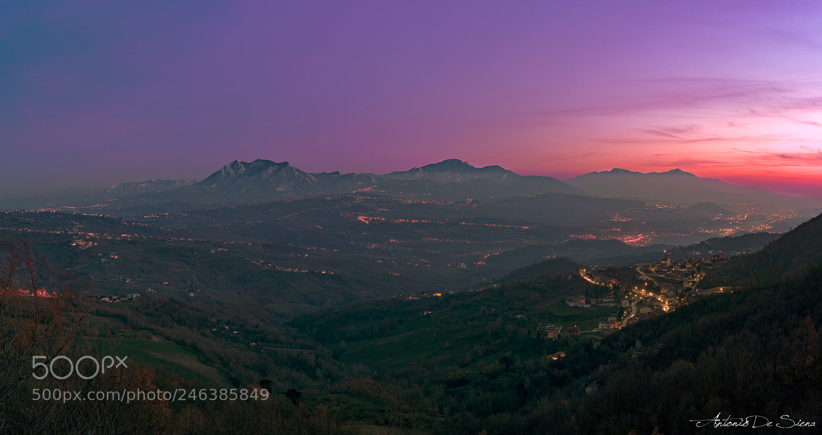 Nikon D800 sample photo. Montefusco panorama photography