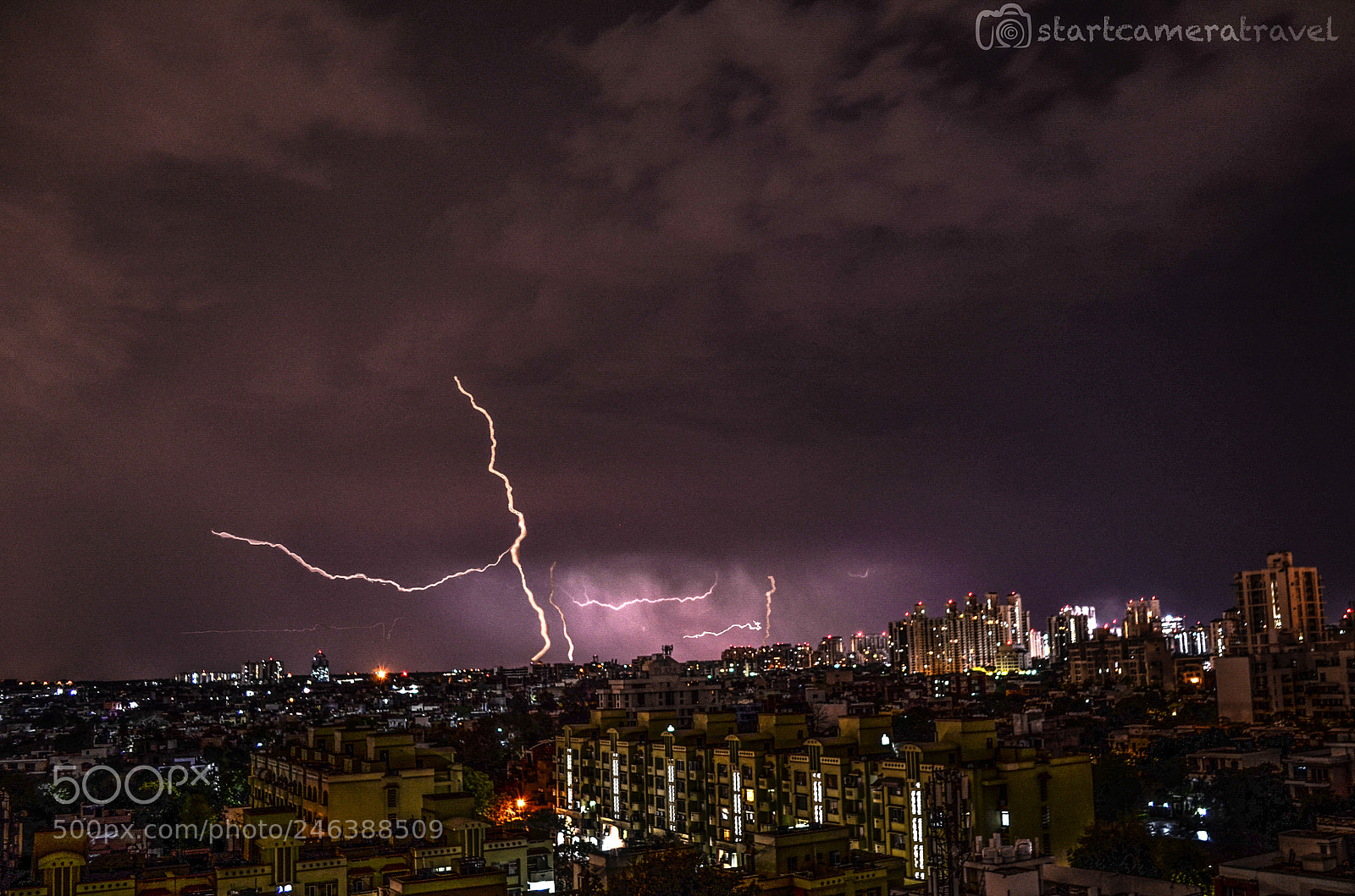Nikon D5100 sample photo. Lightning photography