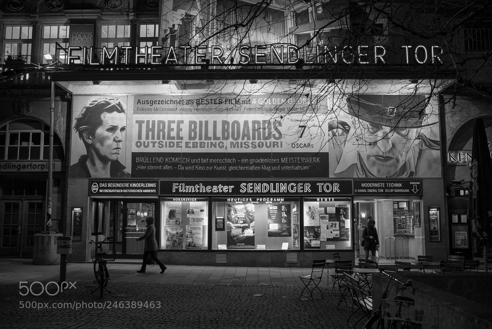 Leica M Monochrom (Typ 246) sample photo. Munich cinema photography