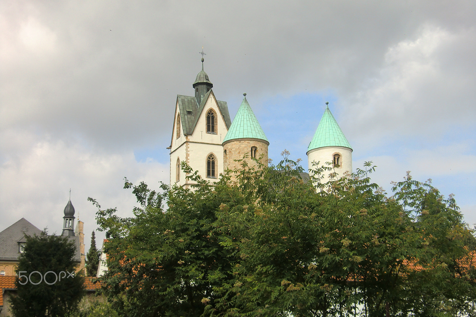 CASIO EX-Z2000 sample photo. Busdorfkirche paderborn photography