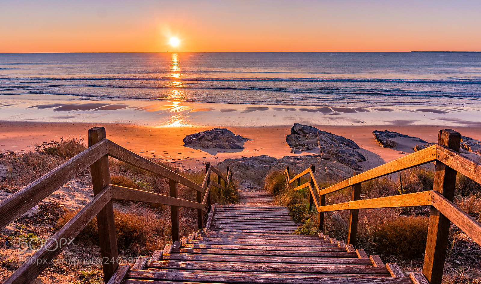 Sony Alpha NEX-6 sample photo. Stairs to the sunset photography