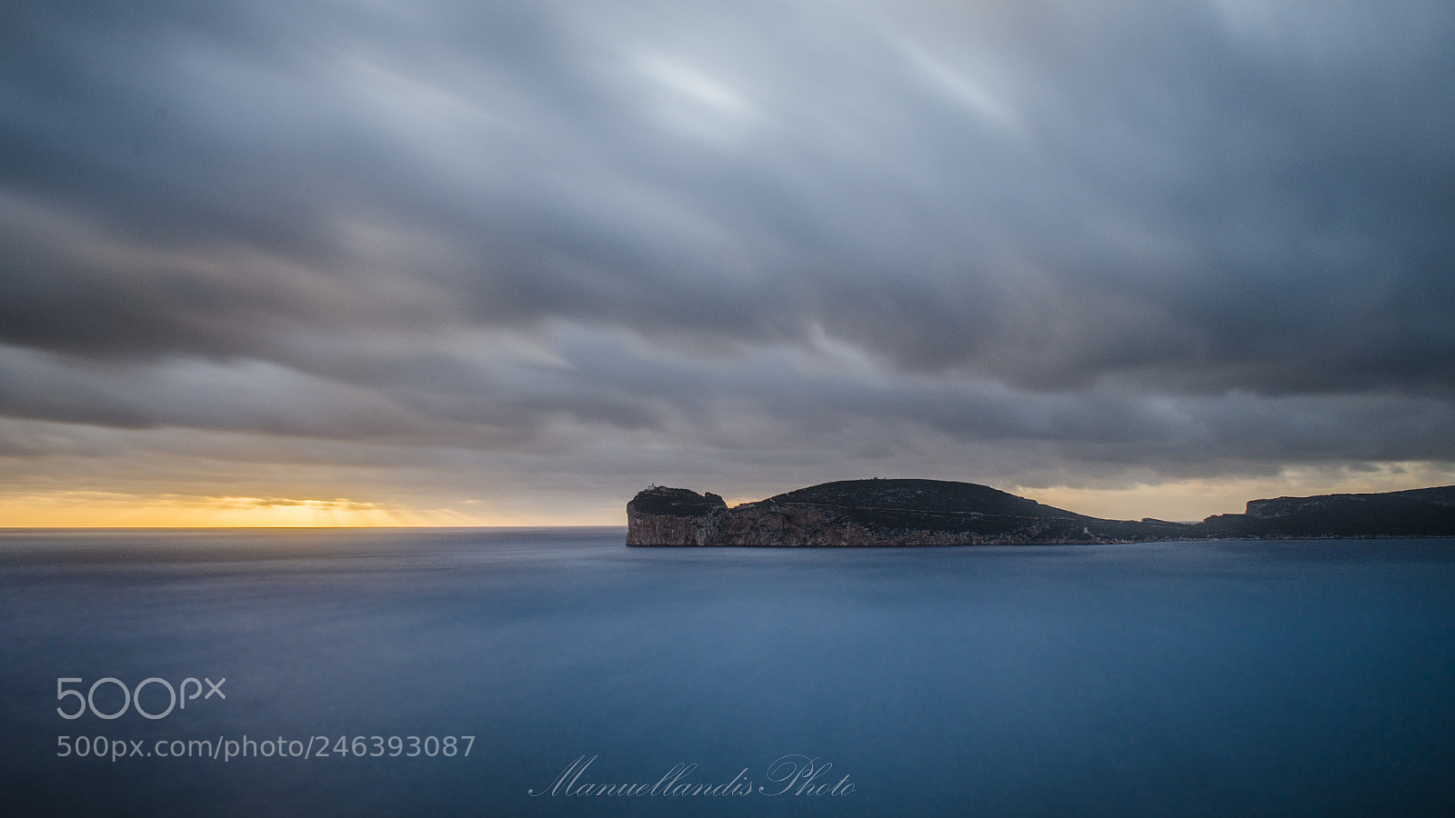 Nikon D5100 sample photo. Sunset over capo caccia photography