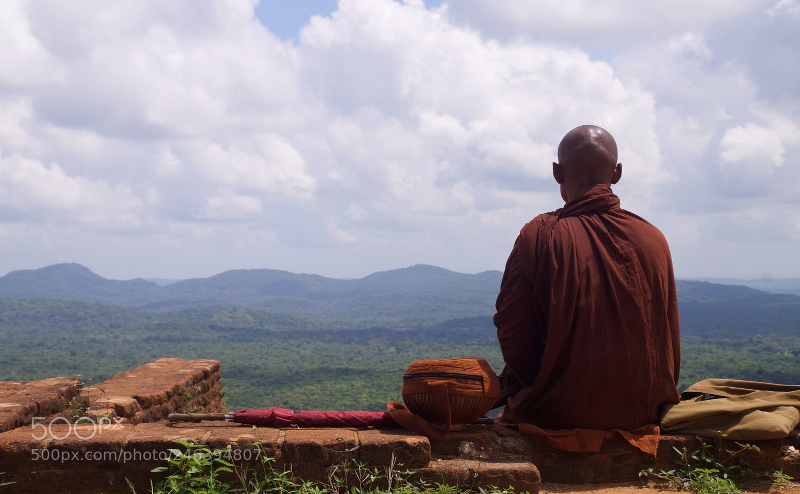 Sony SLT-A37 sample photo. Buddhist monk admiring the photography