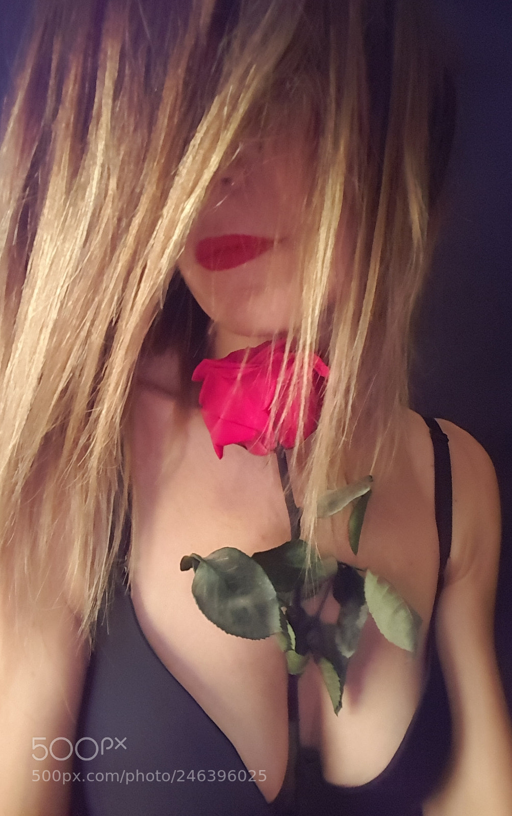 Samsung GALAXY S6 edge sample photo. Self portrait "rouge" photography