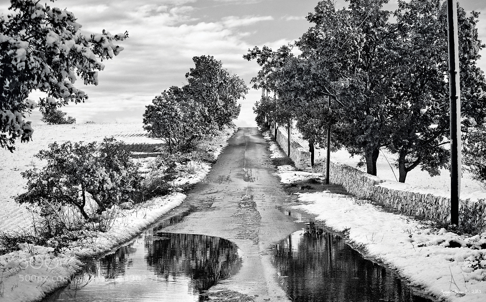Nikon D40 sample photo. Una nevicata di qualche photography
