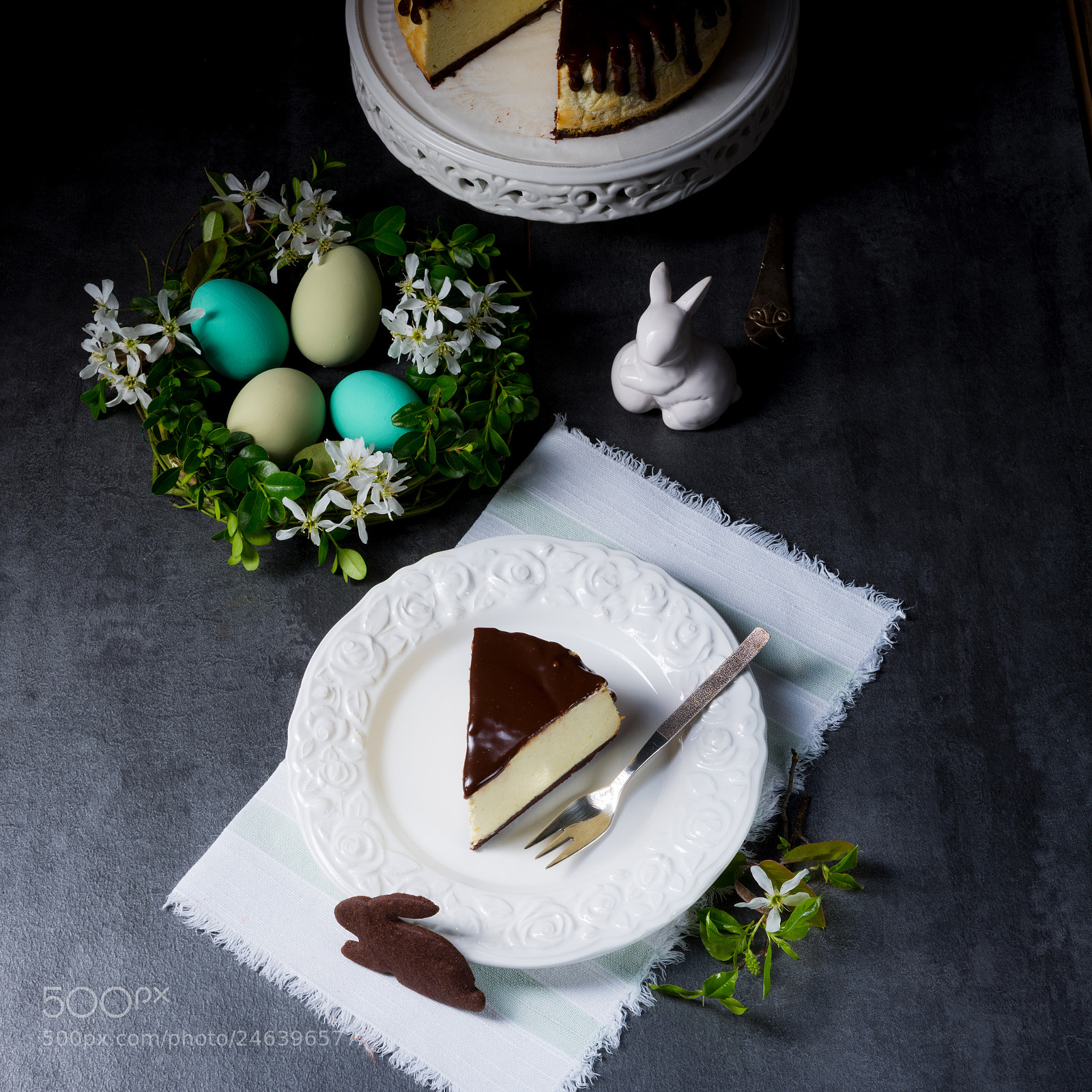 Nikon D810 sample photo. Spring cheese cake with photography