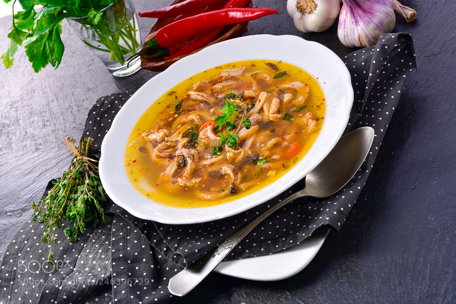 Nikon D810 sample photo. Tasty polish flaczki photography
