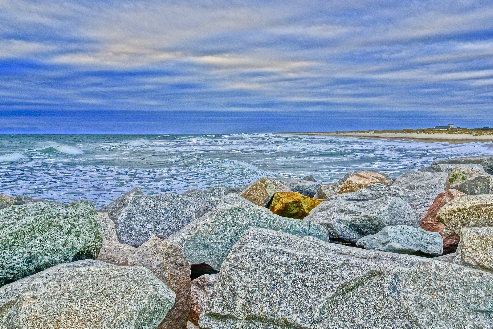 Sony Cyber-shot DSC-HX90V sample photo. Looking out to sea photography