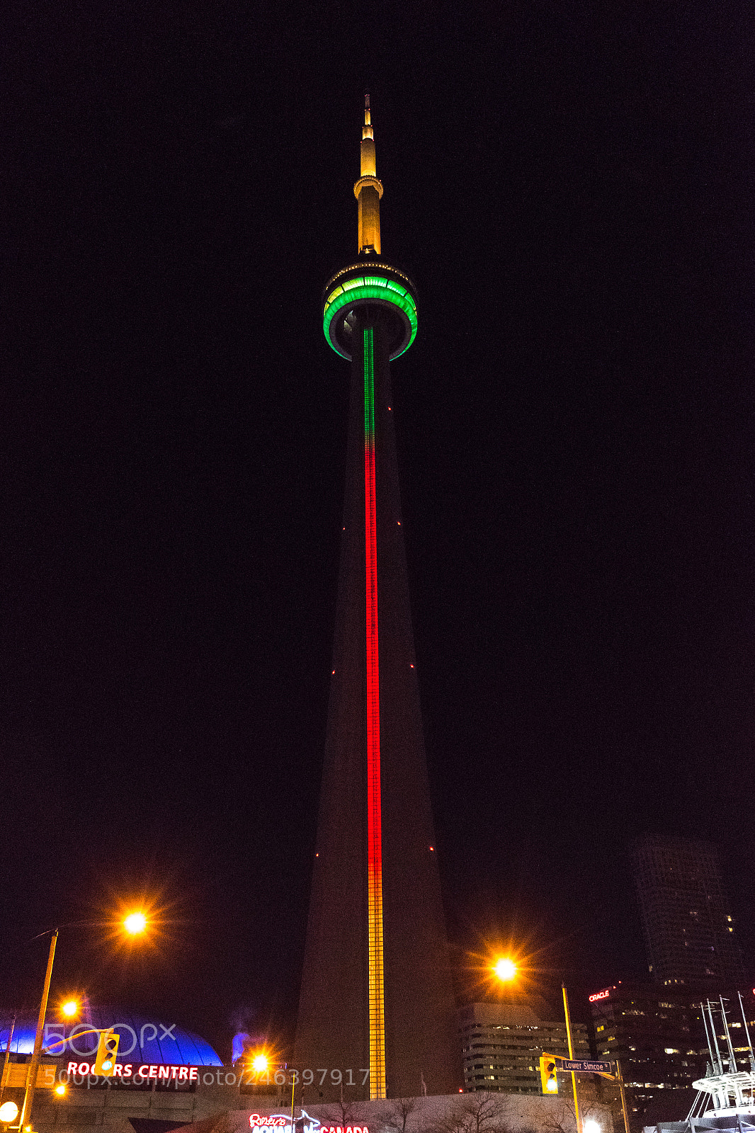 Nikon D500 sample photo. Cn tower photography