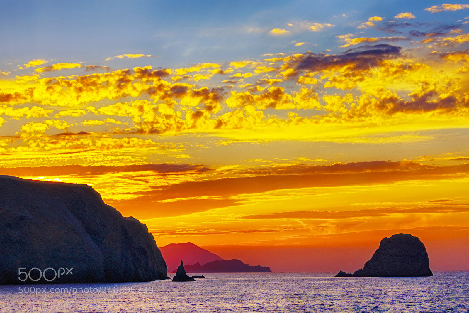 Canon EOS 40D sample photo. Sunset from milos photography