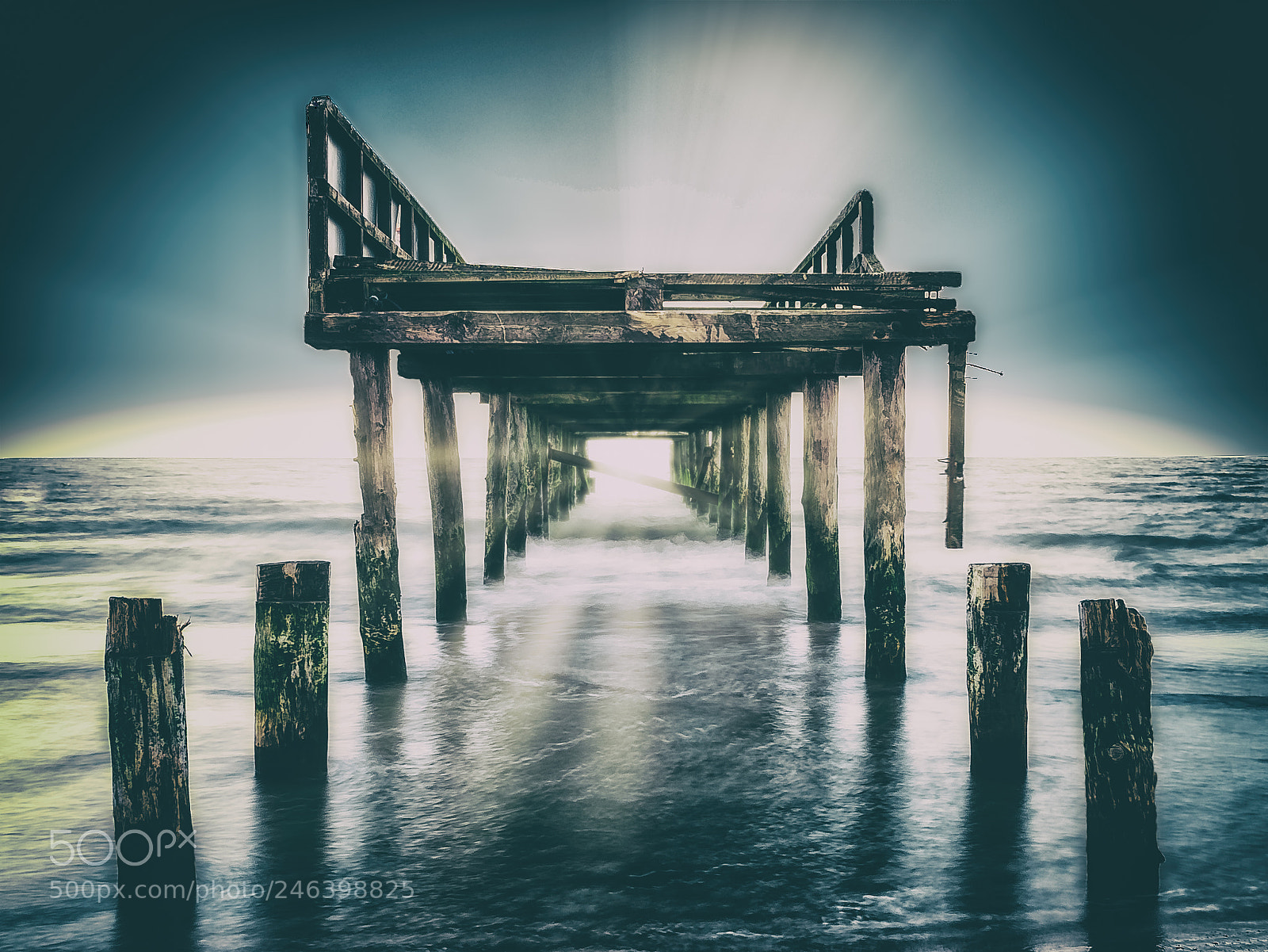 Nikon D300S sample photo. Old pier photography