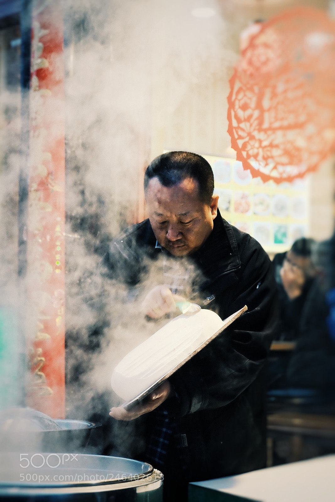 Fujifilm X-E2 sample photo. 刀削面师傅 photography