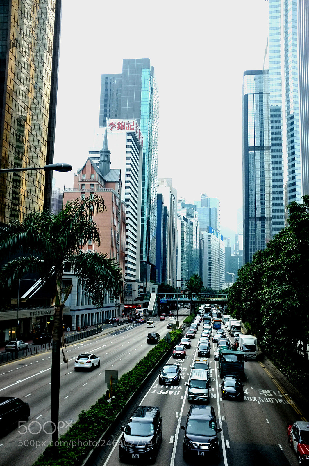 Fujifilm FinePix X100 sample photo. Wan chai business district photography