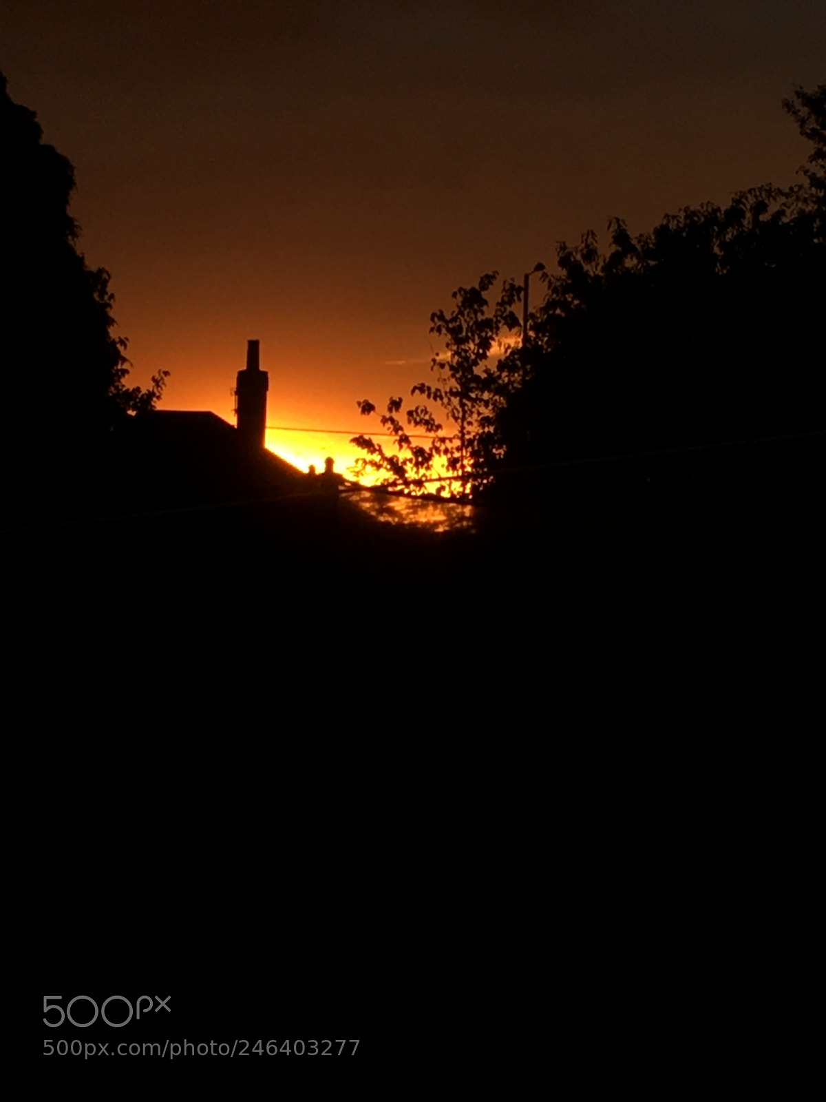 Apple iPhone SE sample photo. Just a normal sunset photography