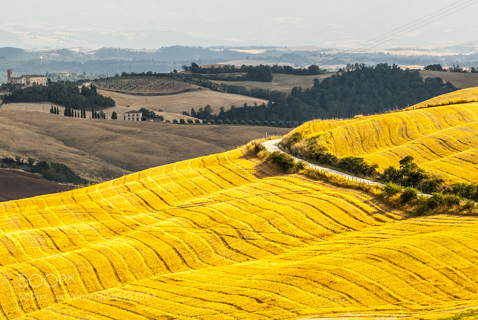 Nikon D200 sample photo. Crete senesi, characteristic landscape photography