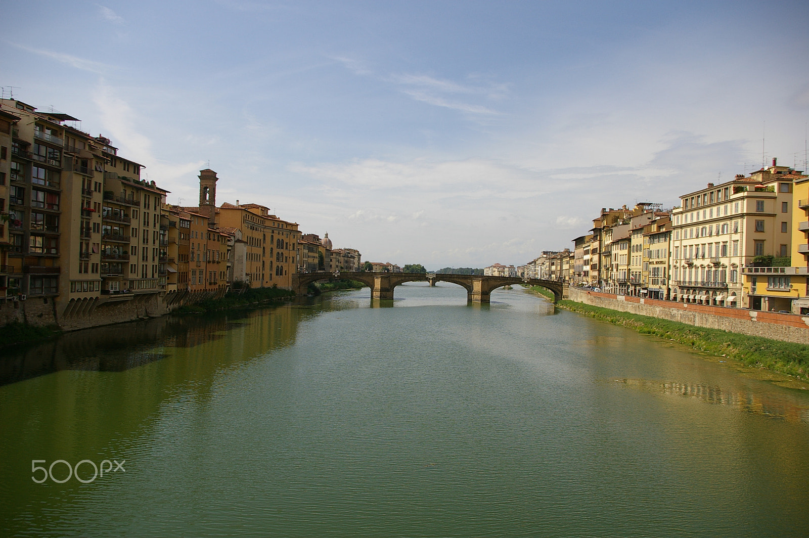 Pentax *ist DS2 + Pentax smc DA 18-55mm F3.5-5.6 AL sample photo. Bridge in florence 2 photography