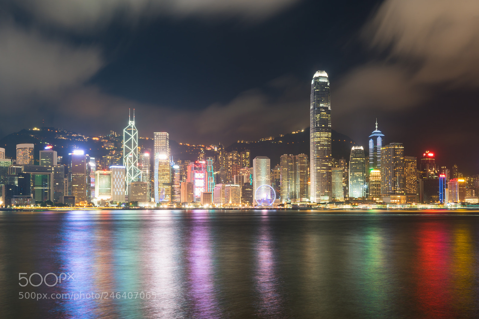Sony a7R II sample photo. Night view of victoria photography
