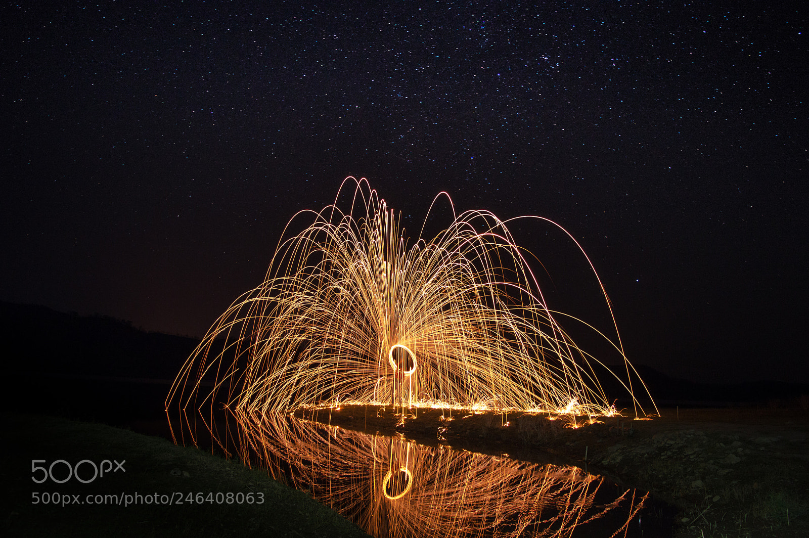 Nikon D3200 sample photo. Steelwool photography