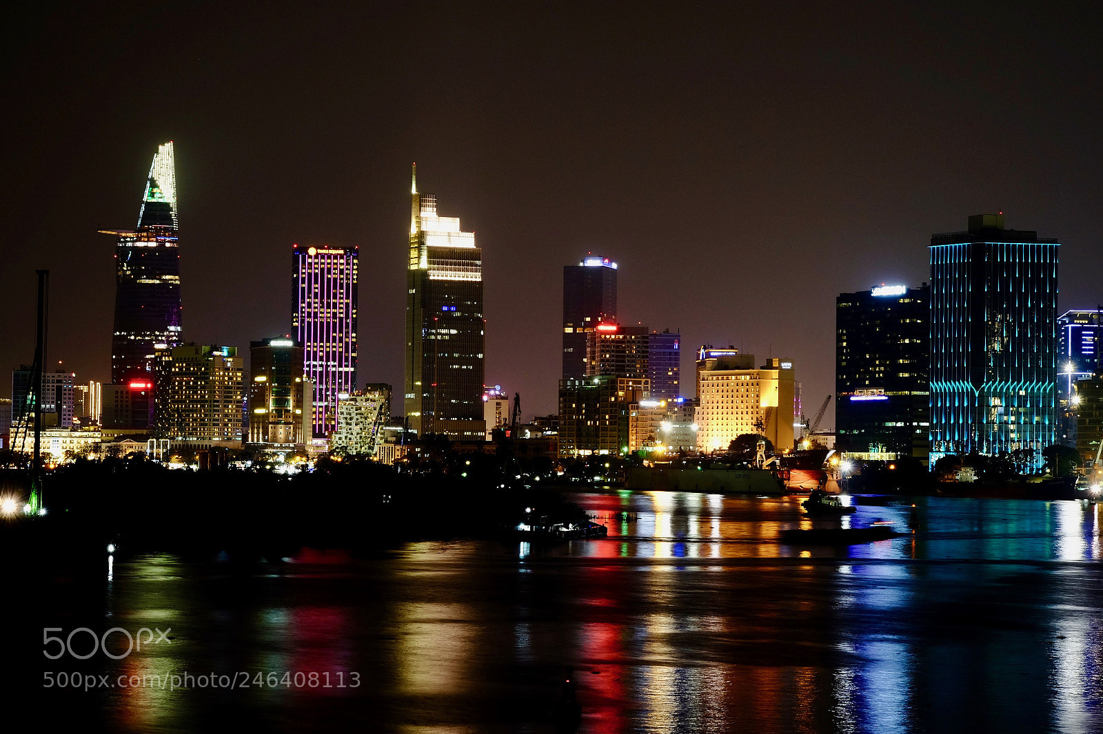 Fujifilm X-T1 sample photo. Saigon bridge photography