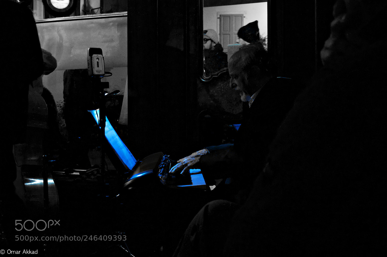 Fujifilm X-A2 sample photo. Blue jazz photography