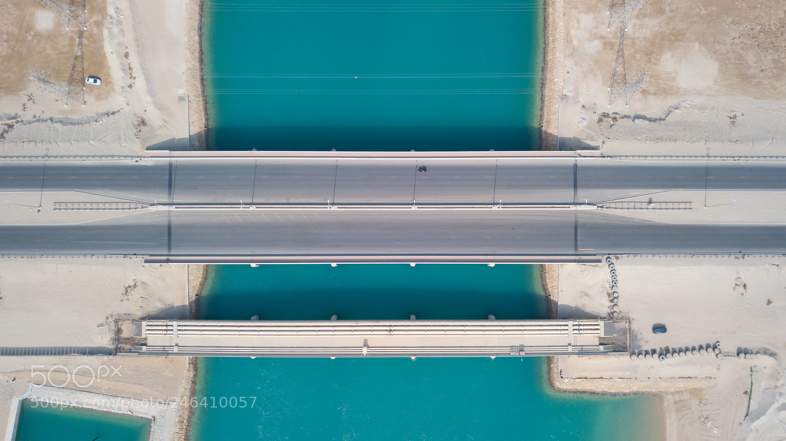 DJI FC220 sample photo. The bridge over the photography