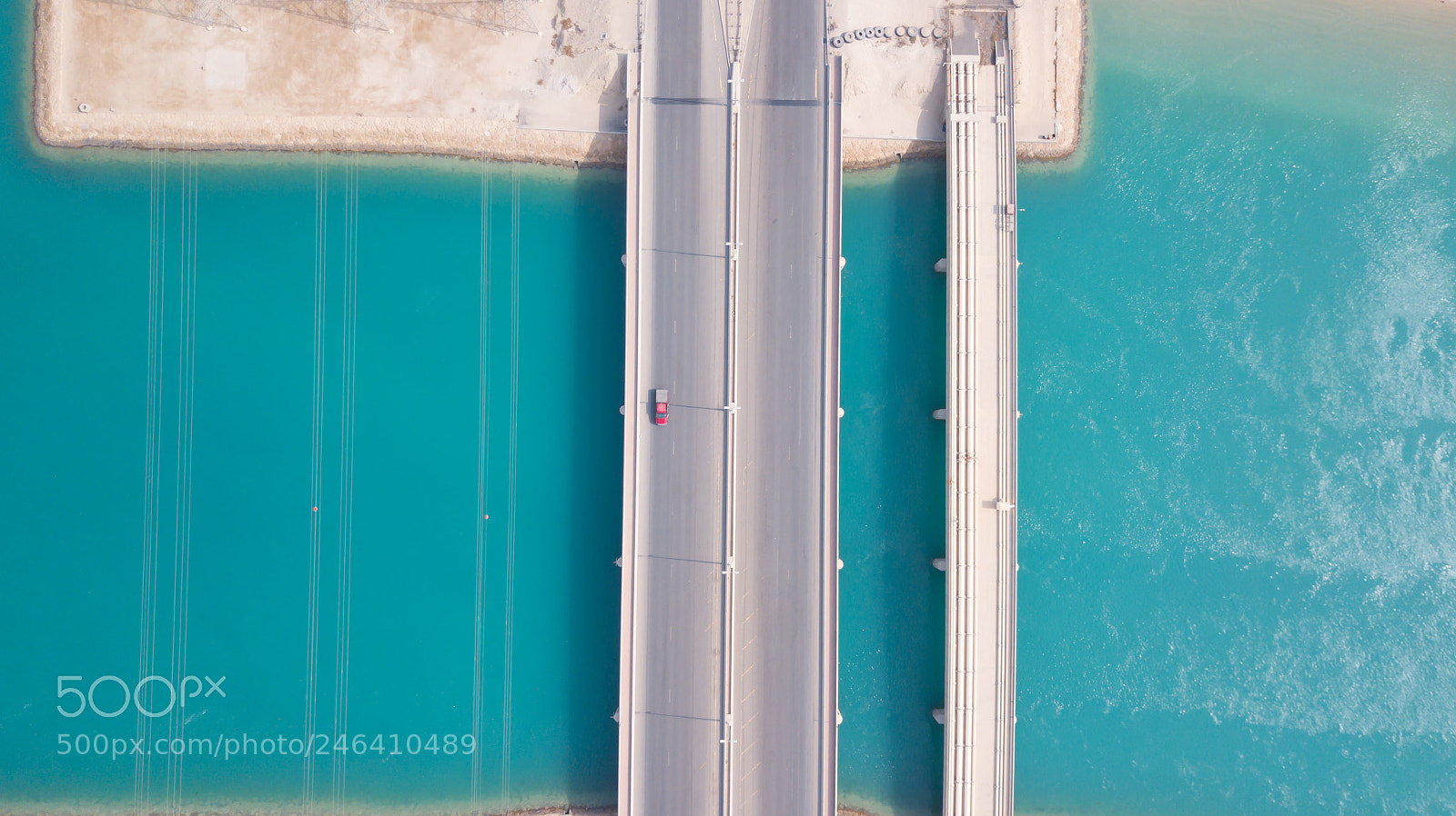 DJI FC220 sample photo. The bridge over the photography